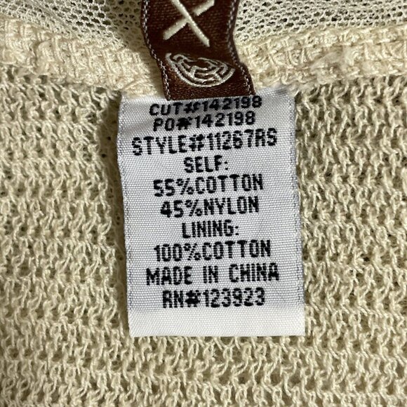 XCVI Dress Womens Size Medium Embroidered Floral Neck Drawstring Wide Sleeve - Picture 8 of 11